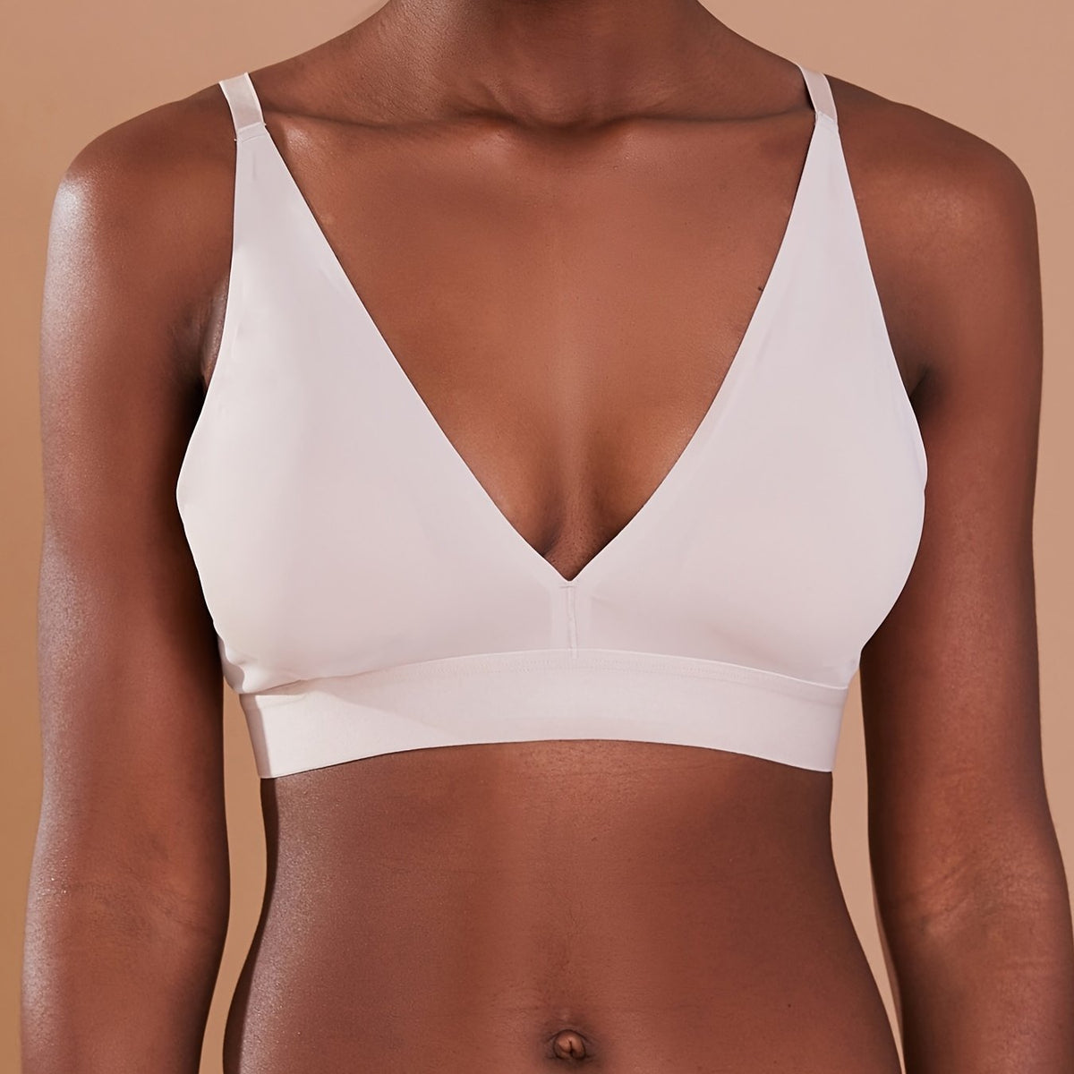 Soft & High Elastic Plain Push Up Sports Bra Comfort Strap Adjustable