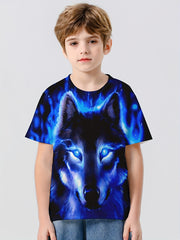Kids Lion Graphic T shirt Active Breathable Tee