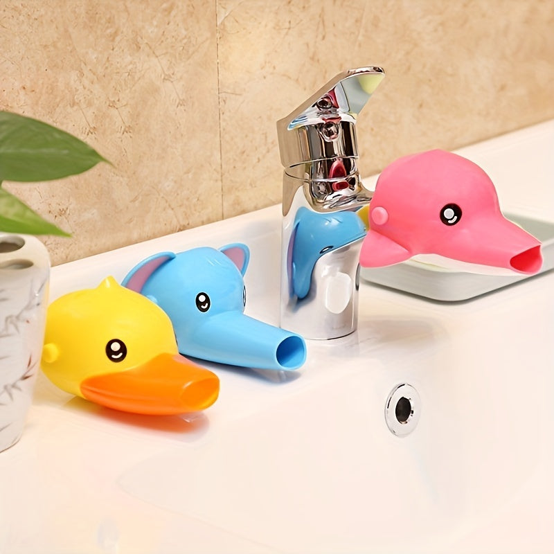 Kids Hand Washing Extender Faucet Cartoon Device Baby Faucet Extender