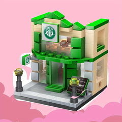 Mini Bricks Bread Shop Building Blocks Set