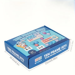 Giant Wooden Ten Frames Set for Early Math Learning
