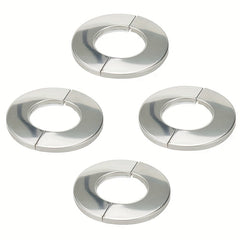 4pcs Round Escutcheon Plate 304 Stainless Steel 22mm Wall Pipe Covers