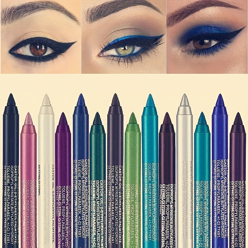 High Pigmented Pearly Shimmer Waterproof Eyeliner Stick