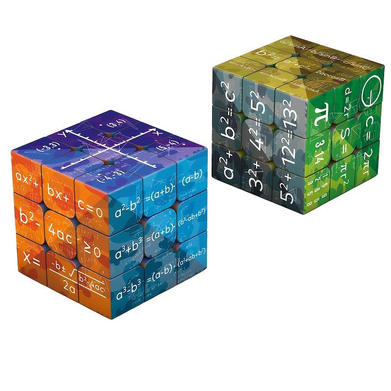 Middle School Math Formulas and Chemical Elements Flashcards
