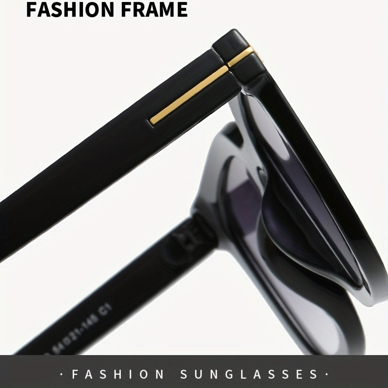 Square Frame Sunglasses Casual Props Beach UV400