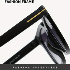 Square Frame Sunglasses Casual Props Beach UV400