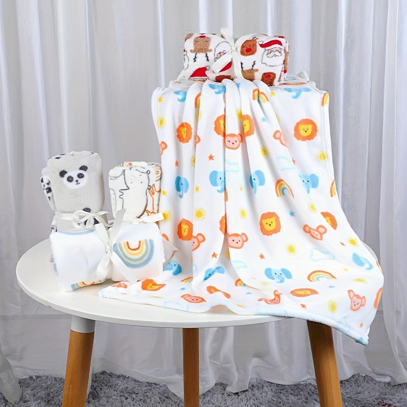 Soft Plush Baby Blanket for Newborns