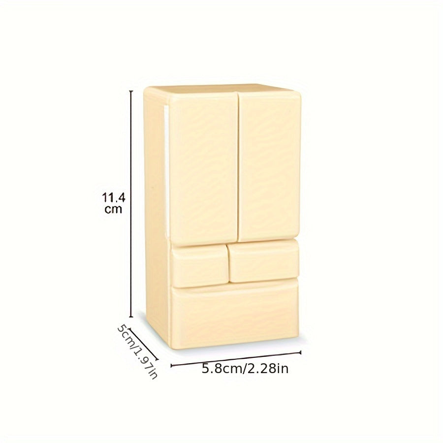 Double Door Fridge Toy for Mini Scenes