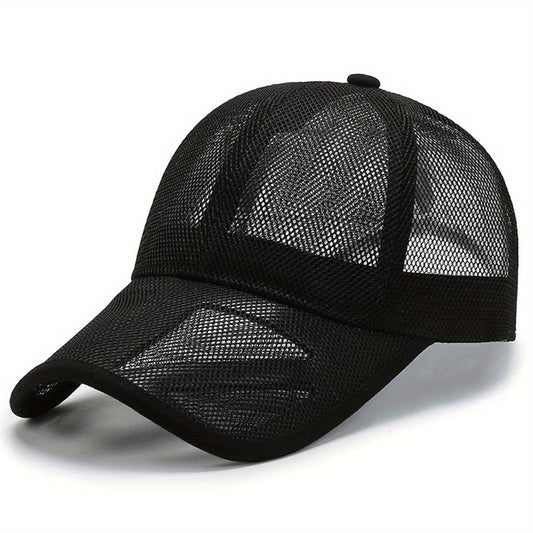 Mesh Trucker Hat Lightweight Golf Baseball Cap Quick Drying Sun Hats Unisex