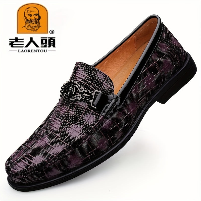 LAORENTOU Men's Leather Casual Lightweight Shoes