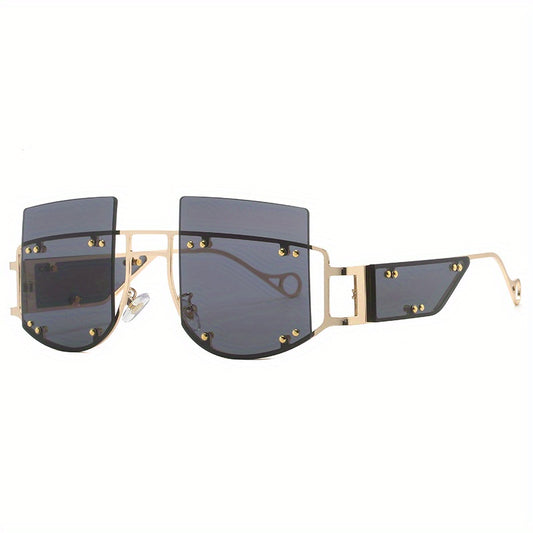 Men's Square Frame Sunglasses UV Protection