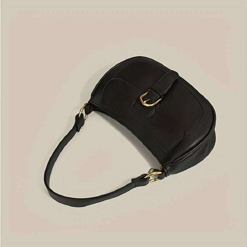Minimalist Solid Baguette Bag All Match