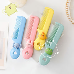 Mini Cartoon Plastic Hair Brush Portable Small Hair Comb in Candy Colors