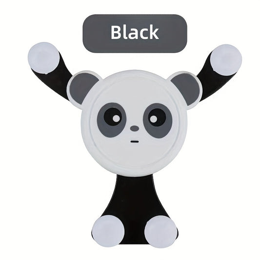 Panda Car Phone Holder Air Outlet Navigation Buckle Type