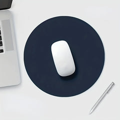 Solid Round Non-slip Mouse Pad for Students Office Computer Laptop