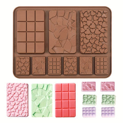 Cake Baking Chocolate Silicone Mold for DIY Candle Filled with Love Fragments
