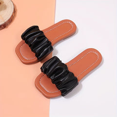 Girls Non Slip Lightweight Open Toe Slippers for Indoor Pool