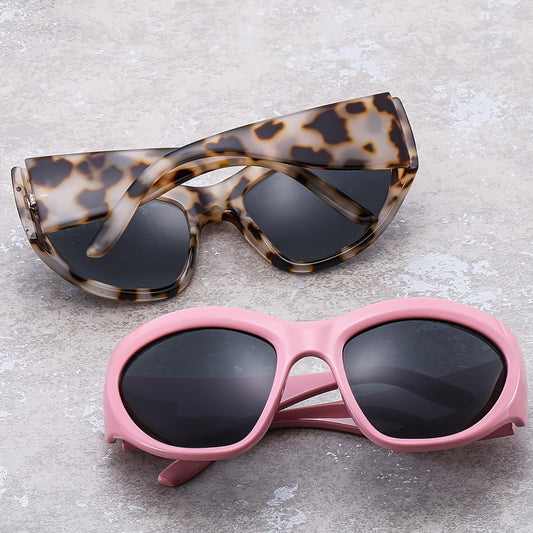 Steampunk Sunglasses Vintage Big Frame Eyewear Women