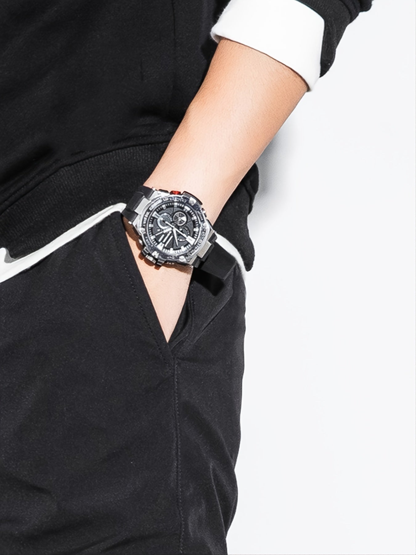 Men's Casual Cargo Pants With Flap Pockets