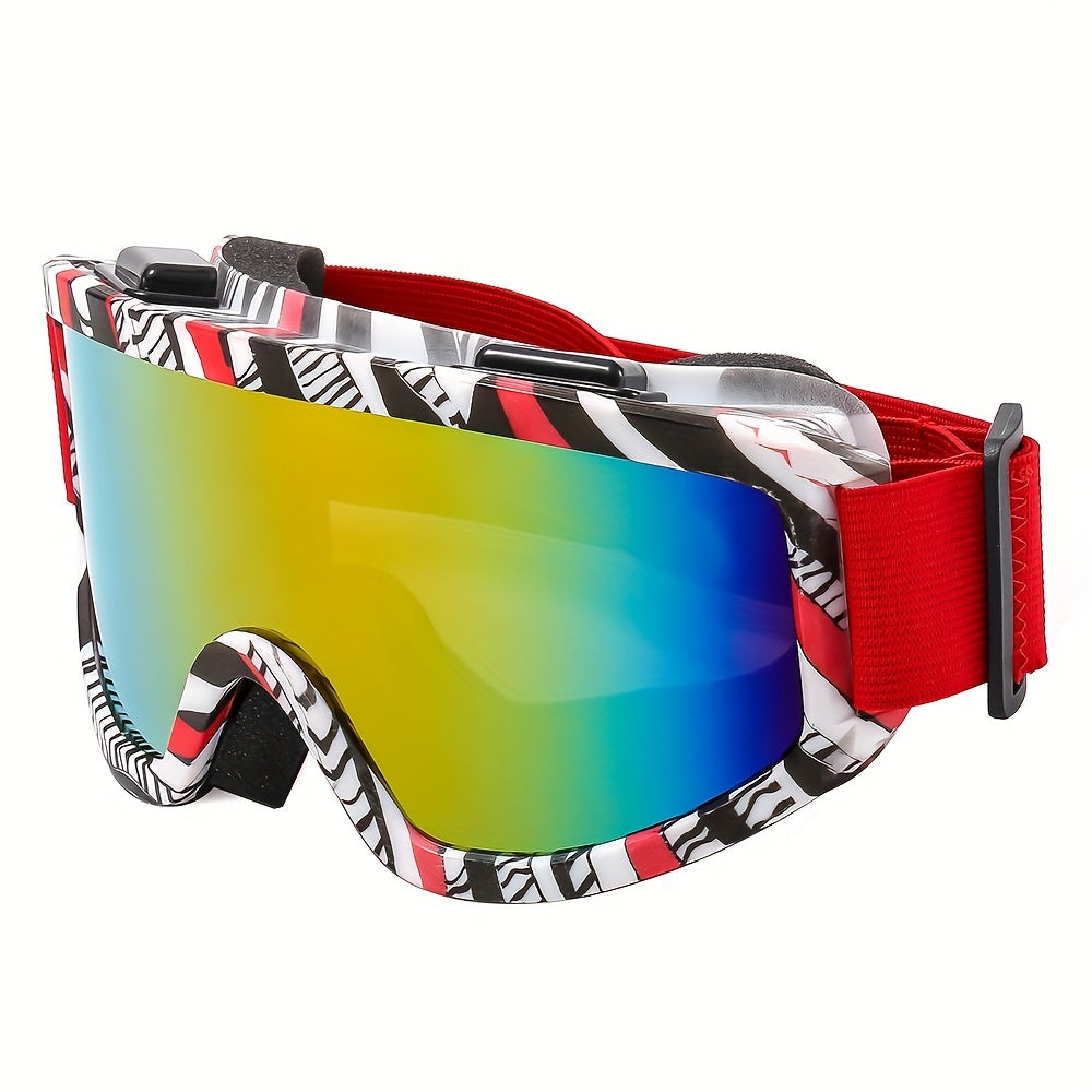 Polarized Ski Goggles with Anti-fog & Windproof Design