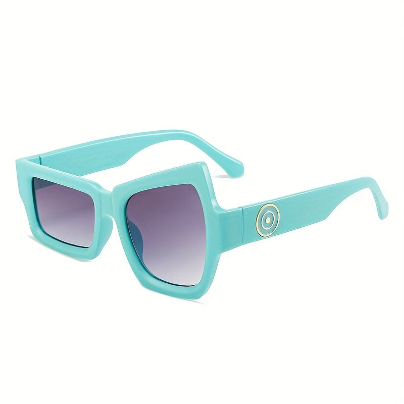 Thick Frame Sunglasses Y2K Punk Eyeglasses Women's Driving Eyewear
