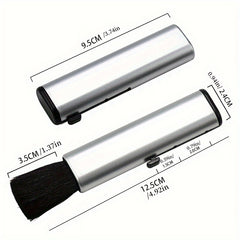 Car AC Outlet Cleaning Brush Soft Hair Dust Removal Telescopic Brush