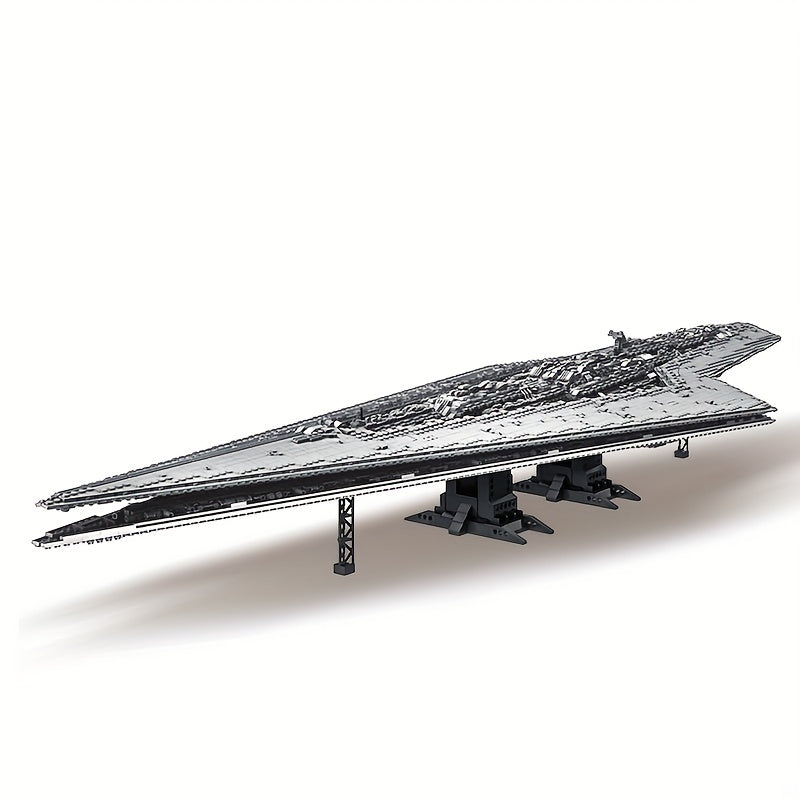 7550pcs Large Spaceship Puzzles Building Blocks Toy Model Gift