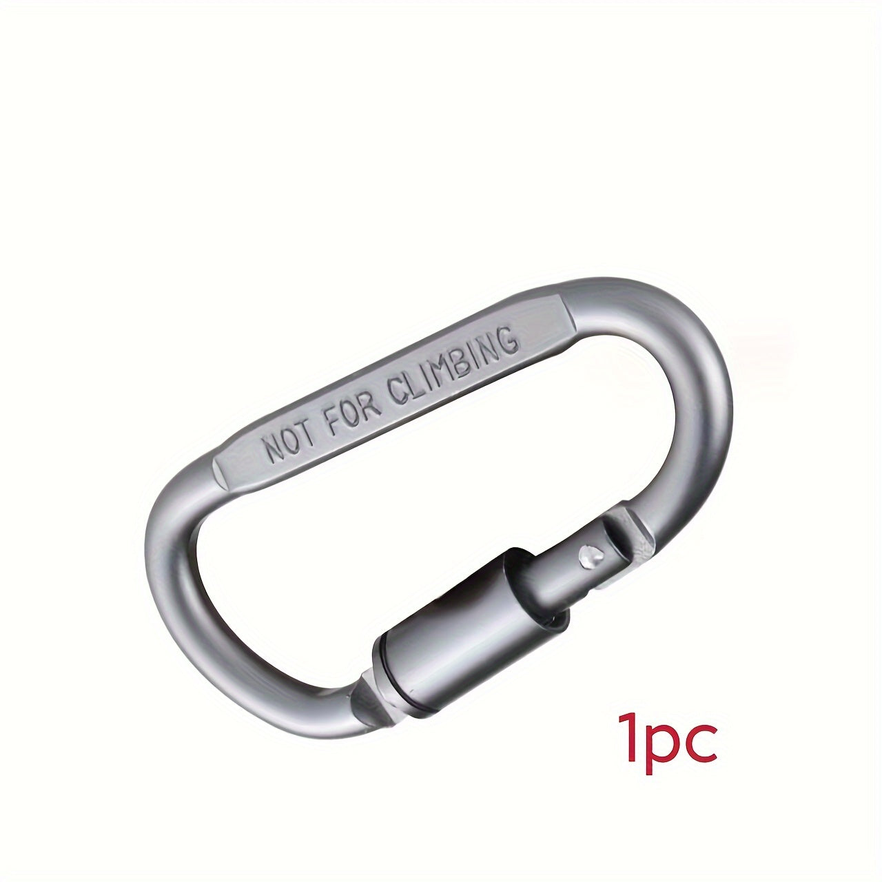 Aluminum Alloy D-Shaped Hanging Buckle for Camping, Hiking, Fishing