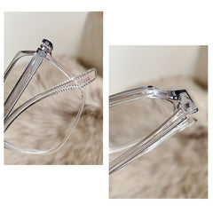 Jelly Square Clear Lens Light Blocking Glasses