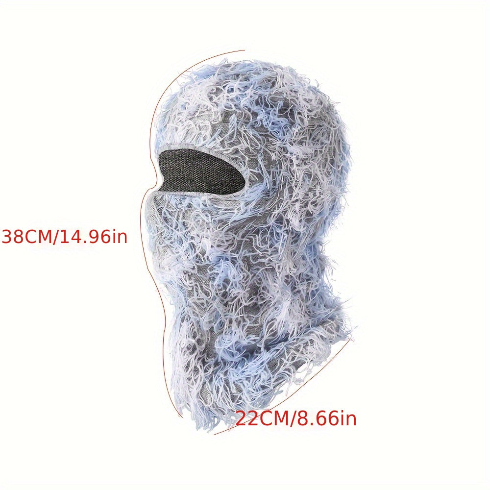 Windproof Knitted Balaclava Hat Full Face Mask for Winter Outdoor Sports