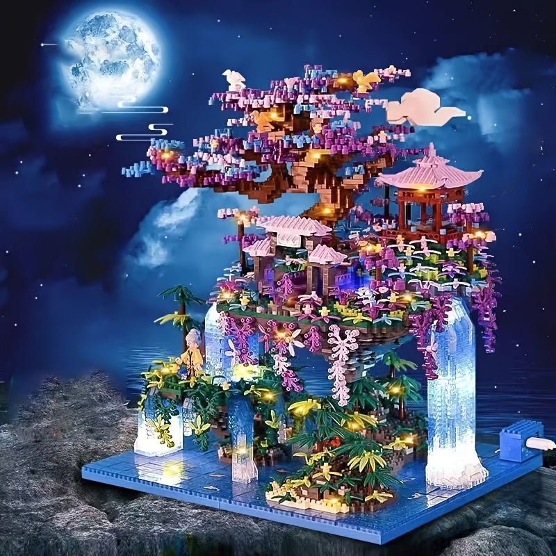 Fantasy Fairy Castle Building Blocks Set ABS Material DIY Construction Kit