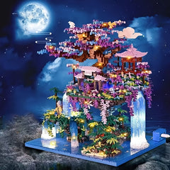 Fantasy Fairy Castle Building Blocks Set ABS Material DIY Construction Kit