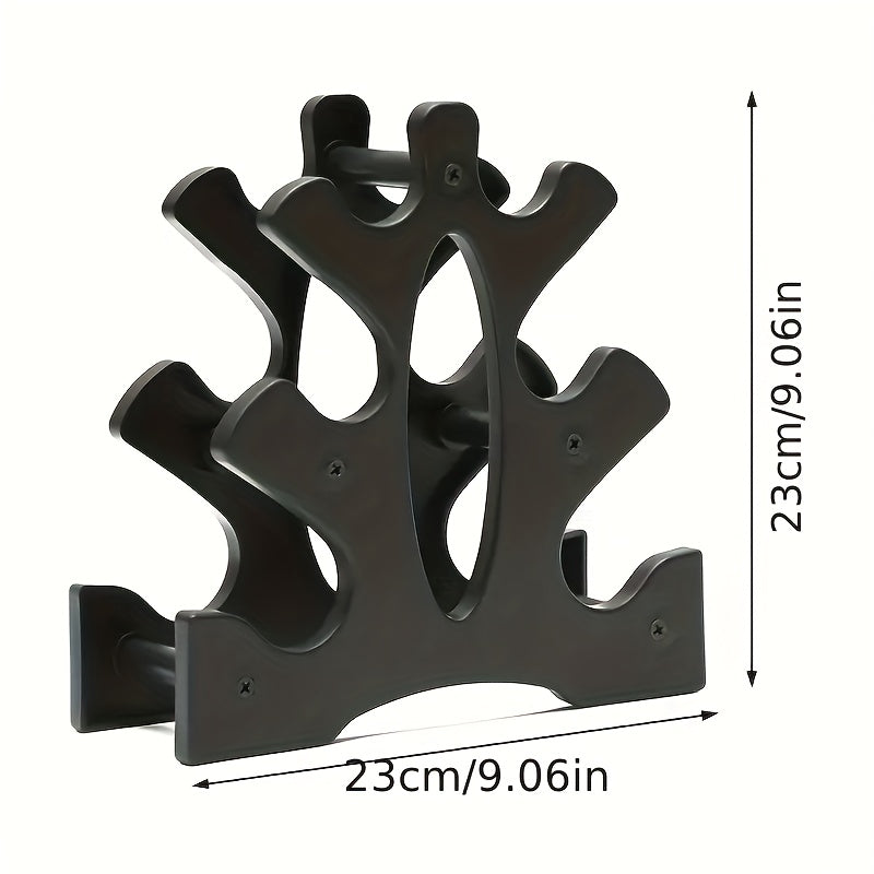 3-Layer Dumbbell Storage Rack for Home Office Gym