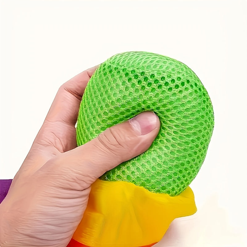 Rainbow Foam Bean Toss and Catch Game Soft Colorful Space Themed Activity for Ki