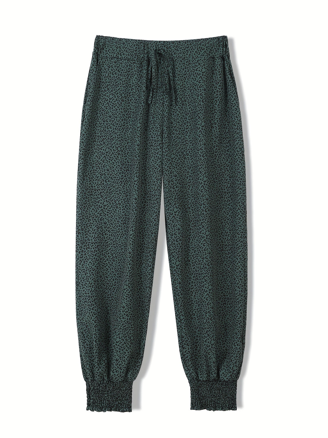  Women's Leopard Print Jogger Trousers