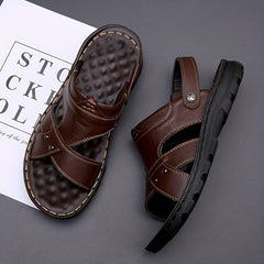 Men's Slides Sandals Non Slip Slippers Open Toe Shoes