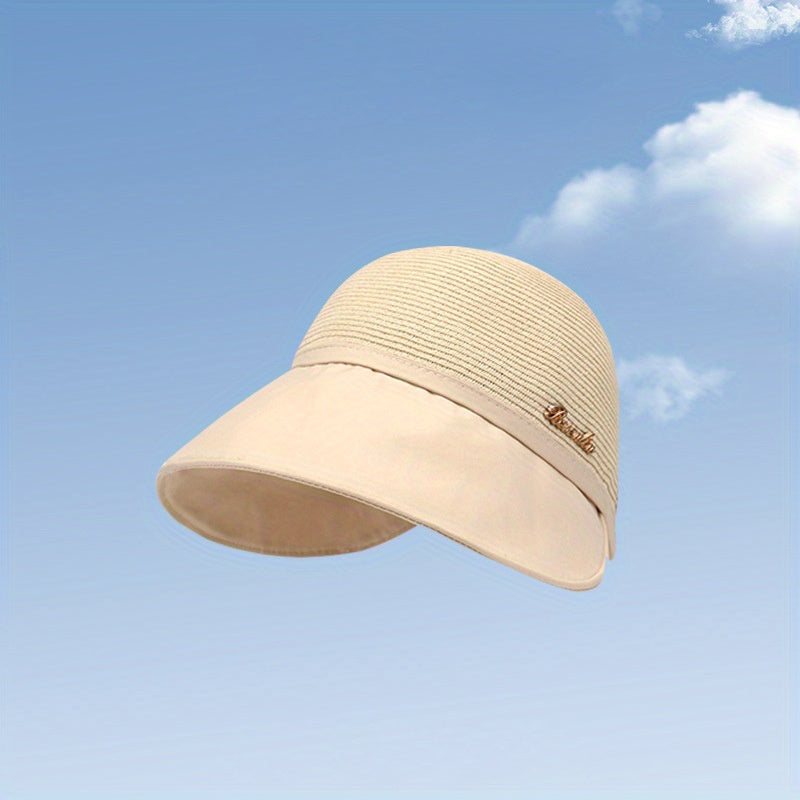 Casual Ponytail Visor Sun Hat UV Protection