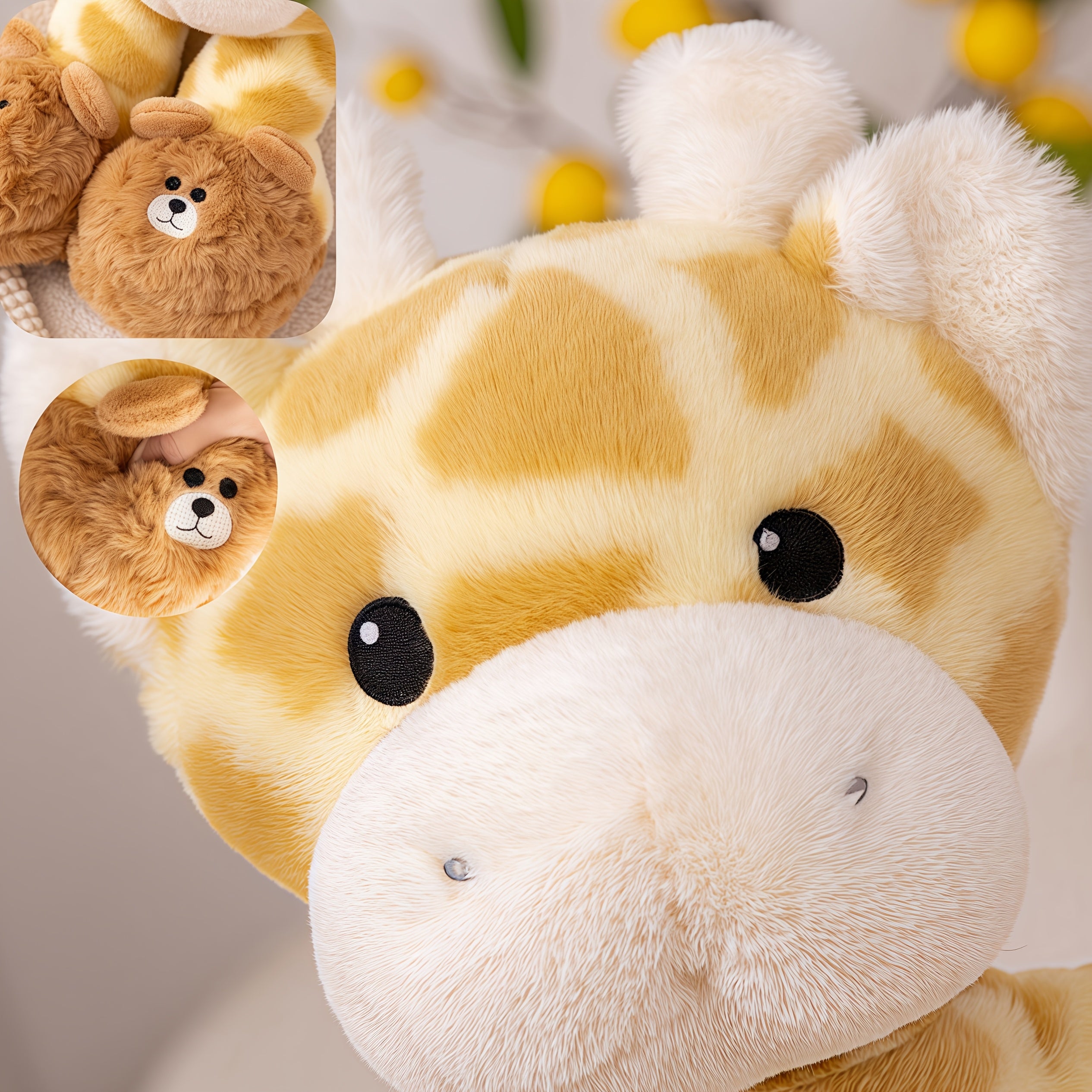 Giraffe Stuffed Toy Fawn Doll Ideal for Birthday Plush