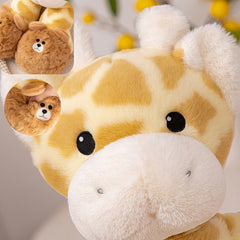 Giraffe Stuffed Toy Fawn Doll Ideal for Birthday Plush