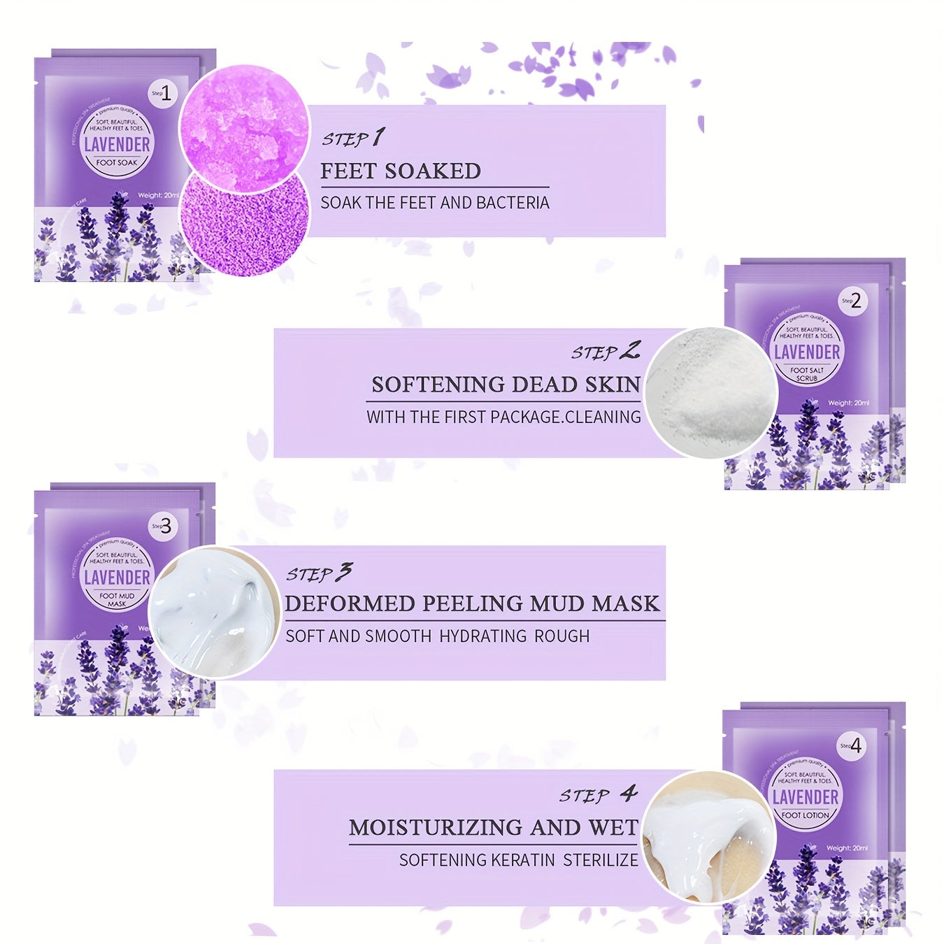 Home Foot Spa Pedicure Set Exfoliating Foot Care Products