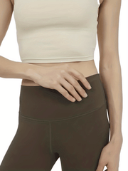 High Waist Capris Yoga Pants Butt Lifting Tummy Control Sporty Pants