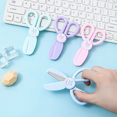 2 Sets Preschool Round-headed Safety Scissors
