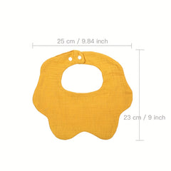 360 Rotate Organic Baby Bibs Newborn Muslin Bibs For Teething And Drooling