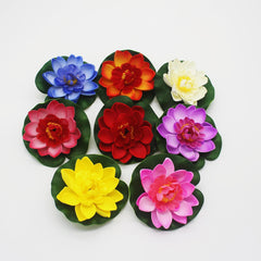 1pc Foam Lotus Flowers for Pond, Pool, Aquarium Decor