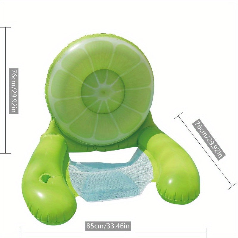 Water Recliner Chair Inflatable Floating Row Hammock Pool