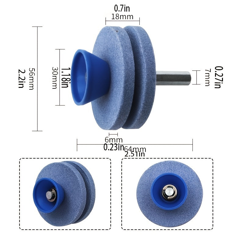 Universal Lawn Mower Blade Sharpener Tool - Fast Grinding Rotary Drill