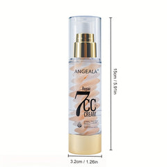 Two Tone Spiral Makeup Primer CC Cream Even Skin Tone Full Coverage Long Lasting