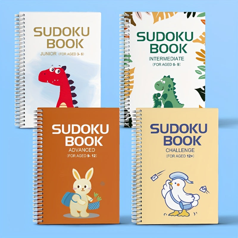 Sudoku Book Ages 3 Easy to Hard Fun & Educational Puzzle Enhances Concentration