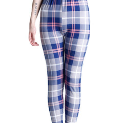 Plaid Print Leggings for Women