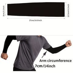Ice Silk Gloves Sunproof Sleeves Unisex Sports Running Cycling